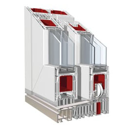 Podizno-klizni sistem PVC - KBE PremiDoor 76